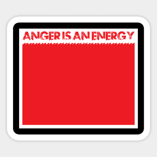 Anger is an enemy Sticker